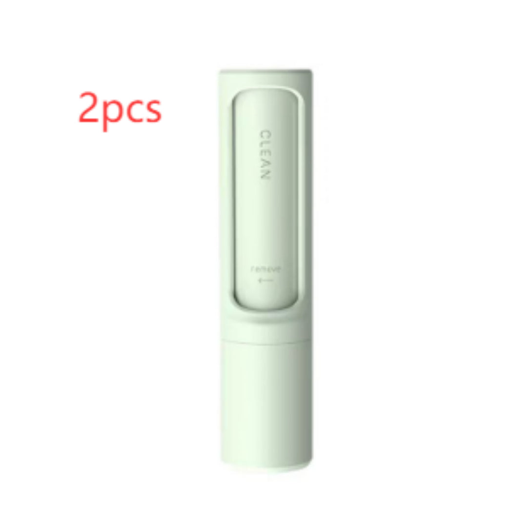 2-in-1 Reusable Pet Hair Remover — Portable Self-Cleaning Brush