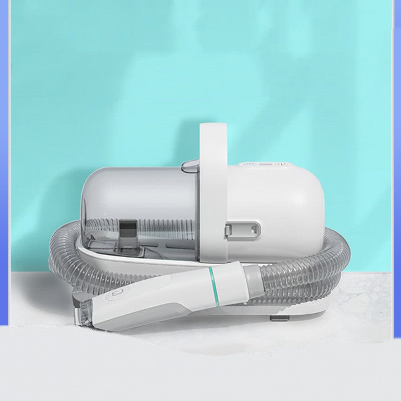 All-In-One Pet Grooming Device with Vacuum Comb and Clippers