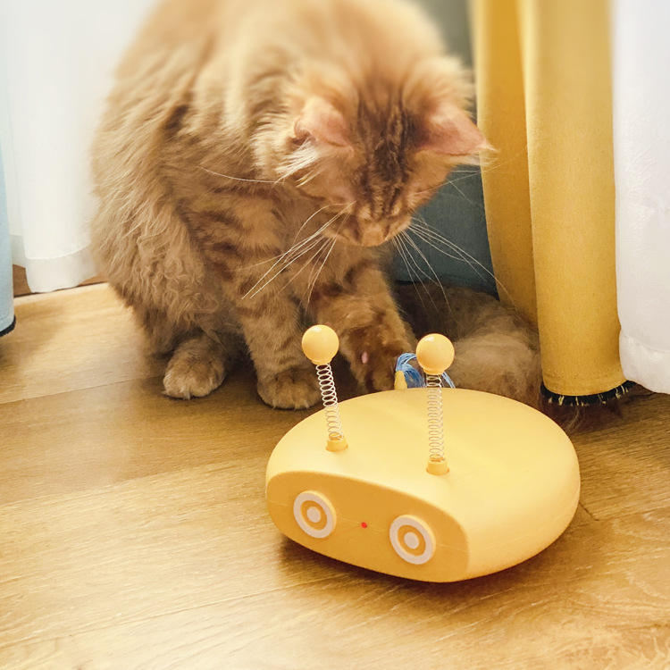 Automatic Interactive Cat Robot Toy With Laser Pointer