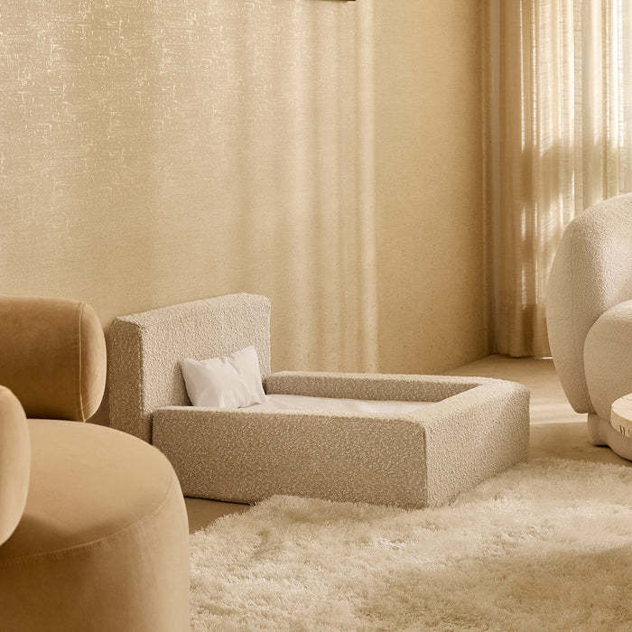 Rectangular Thickened Mattress Dog Kennel Plush Pet Bed House