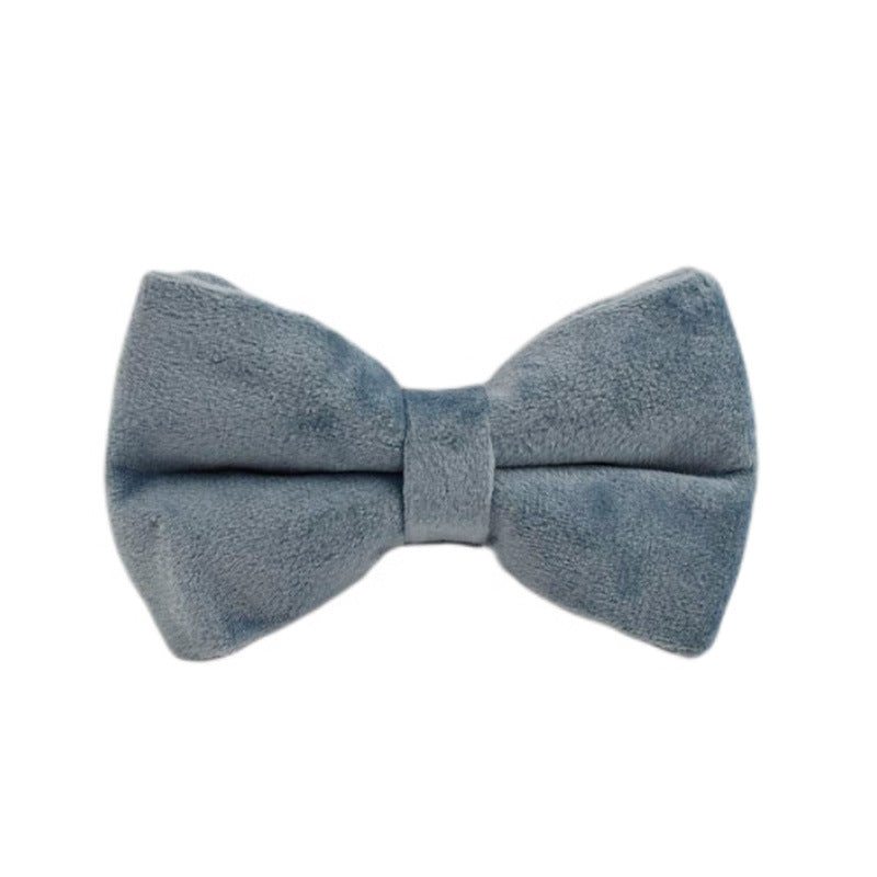 Velvet Fabric Dog Collar Leash Set With Stylish Accessories