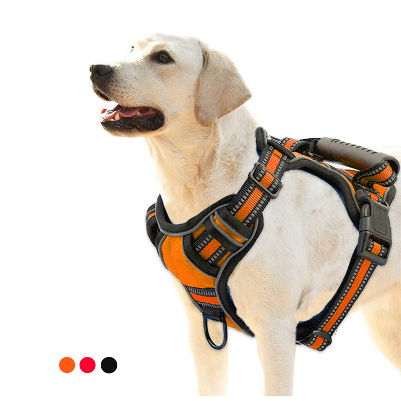 No-Pull Breathable Reflective Dog Harness Comfortable Secure Fit