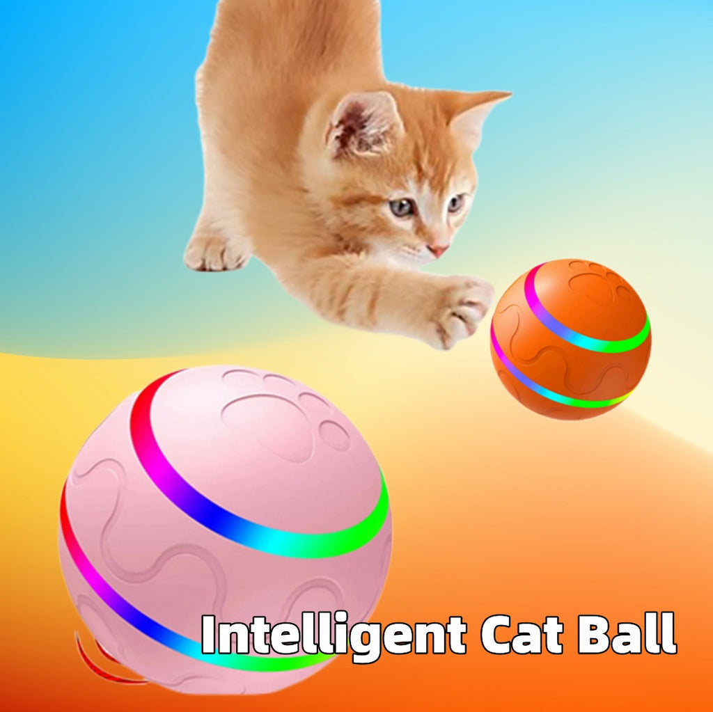 Intelligent Self Rotating Cat Ball Interactive Motion Toy