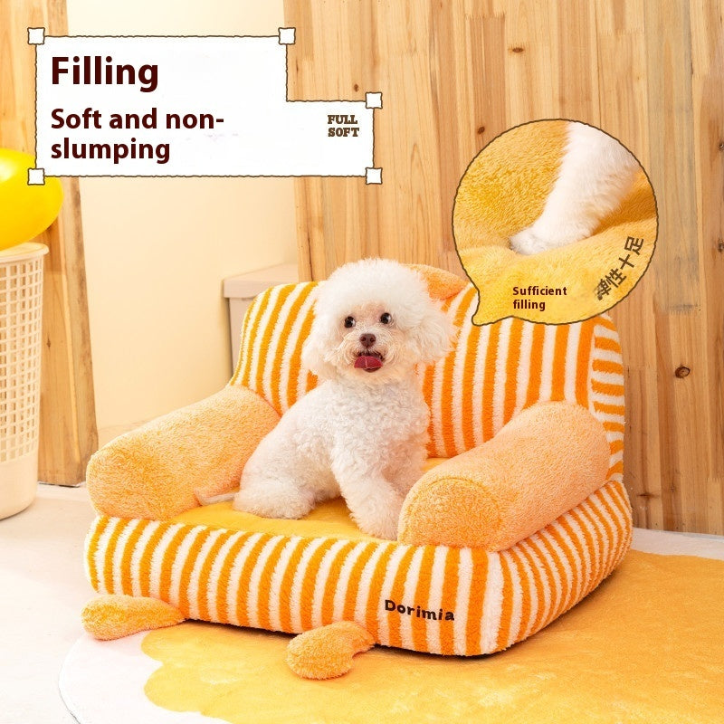 Four Season Pet Sofa Bed Removable Washable Cozy Kennel