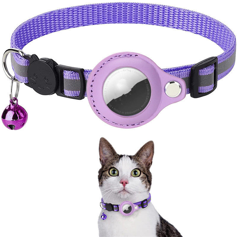 Reflective Waterproof AirTag Collar Case for Cats Dogs Puppies